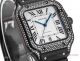 THB Factory Cartier Santos de Cartier Men's 9015 Watches Black Full Diamond Case (8)_th.jpg